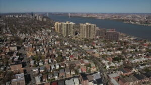 Aerial view of Cliffside Park